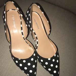 Lane Bryant Polka Dot Heels